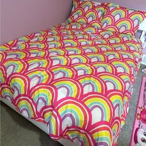 Target Neon Rainbow Pillowfort Comforter